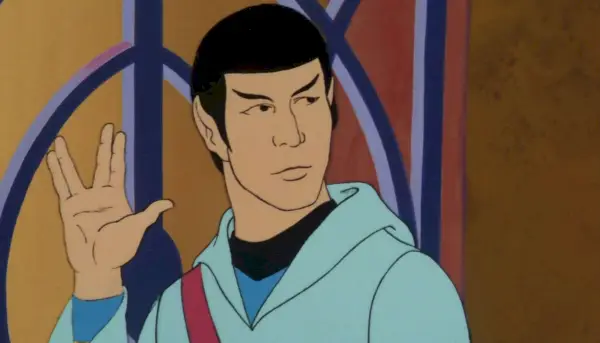 Spock geeft de