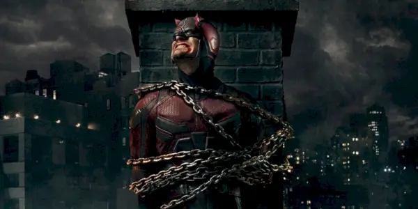 Charlie Cox als Daredevil in de poster van Daredevil seizoen 2