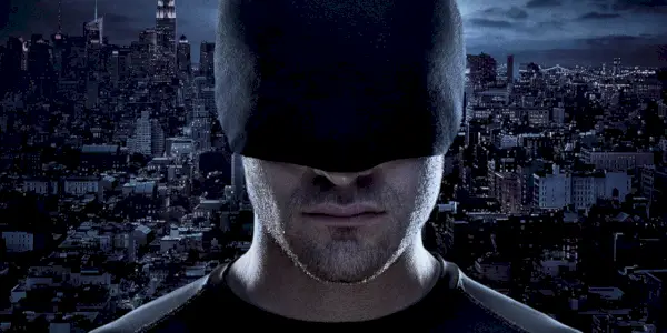 Charlie Cox som Matt Murdock i Daredevil sæson 1 plakat