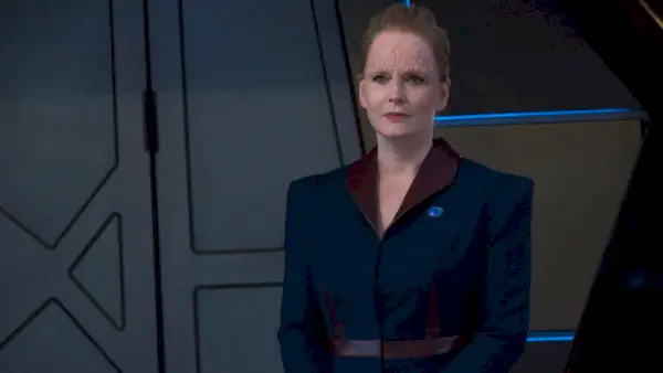 Chelah Horsdal nel ruolo della Presidente della Federazione Laira Rillak in Star Trek Discovery