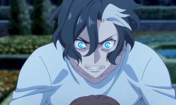 Vlkolak menom Yuliy (vyjadrený Khoi Dao) sa nahnevane pozerá na inú postavu v Sirius the Jaeger