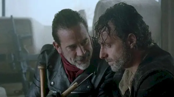 Negan en Rick en hun ongelooflijke hoeveelheid UST in seizoen 7 van The Walking Dead