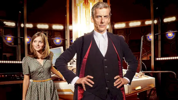 Clara en Peter Capaldi