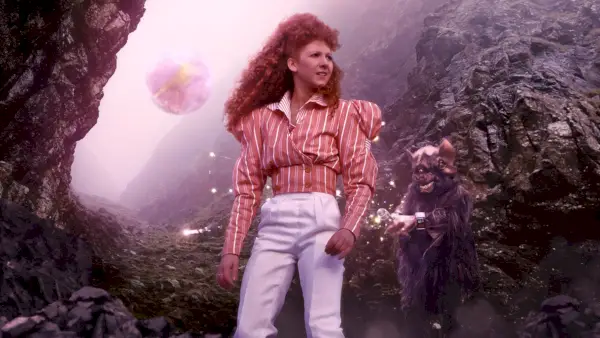 Bonnie Langford som Mel Bush i klassiske Doctor Who